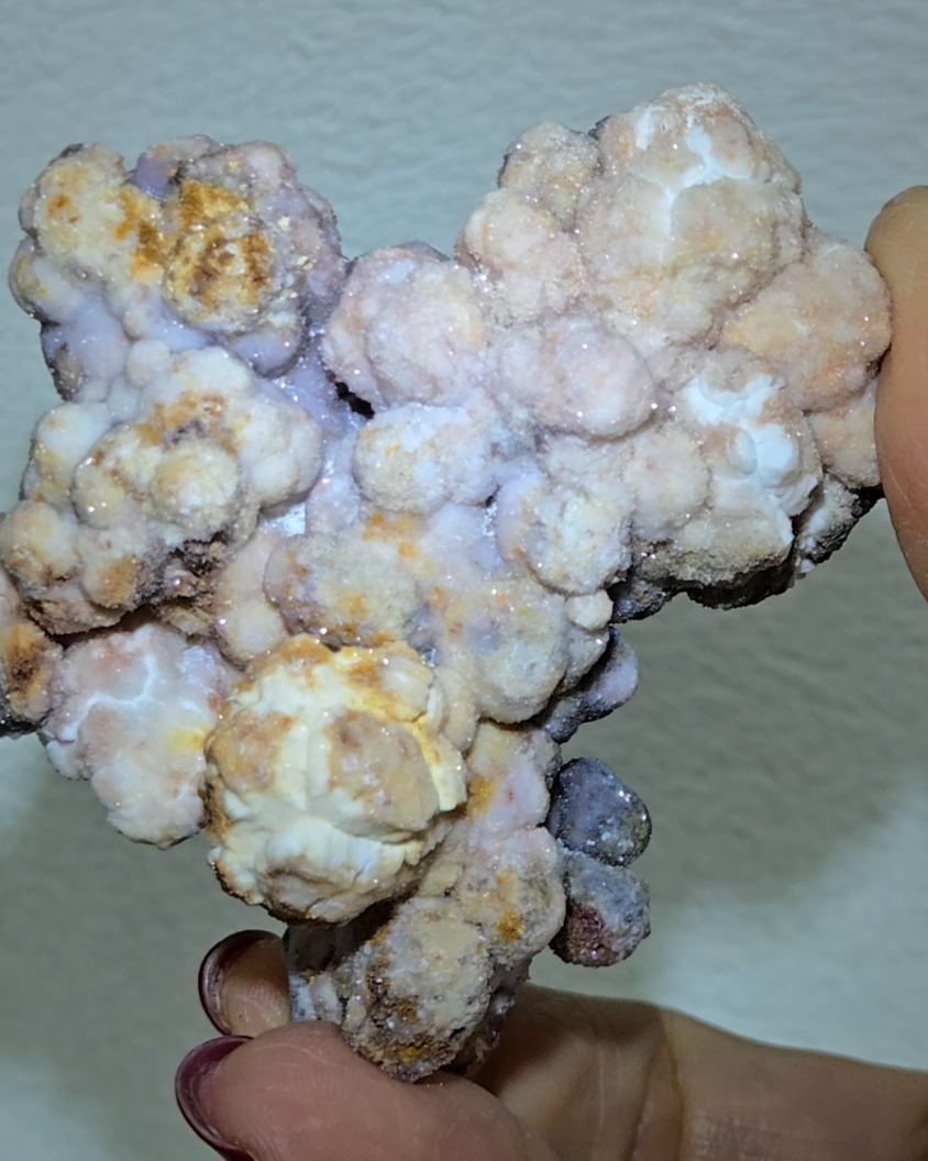 Lavender popcorn selenite - SEL38