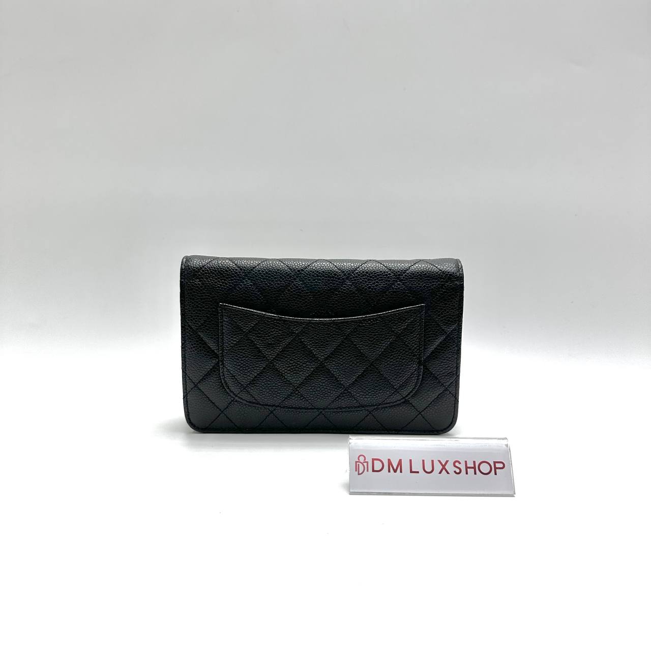 Chanel Black Caviar WOC GHW (Serial 20, Y: 2015)