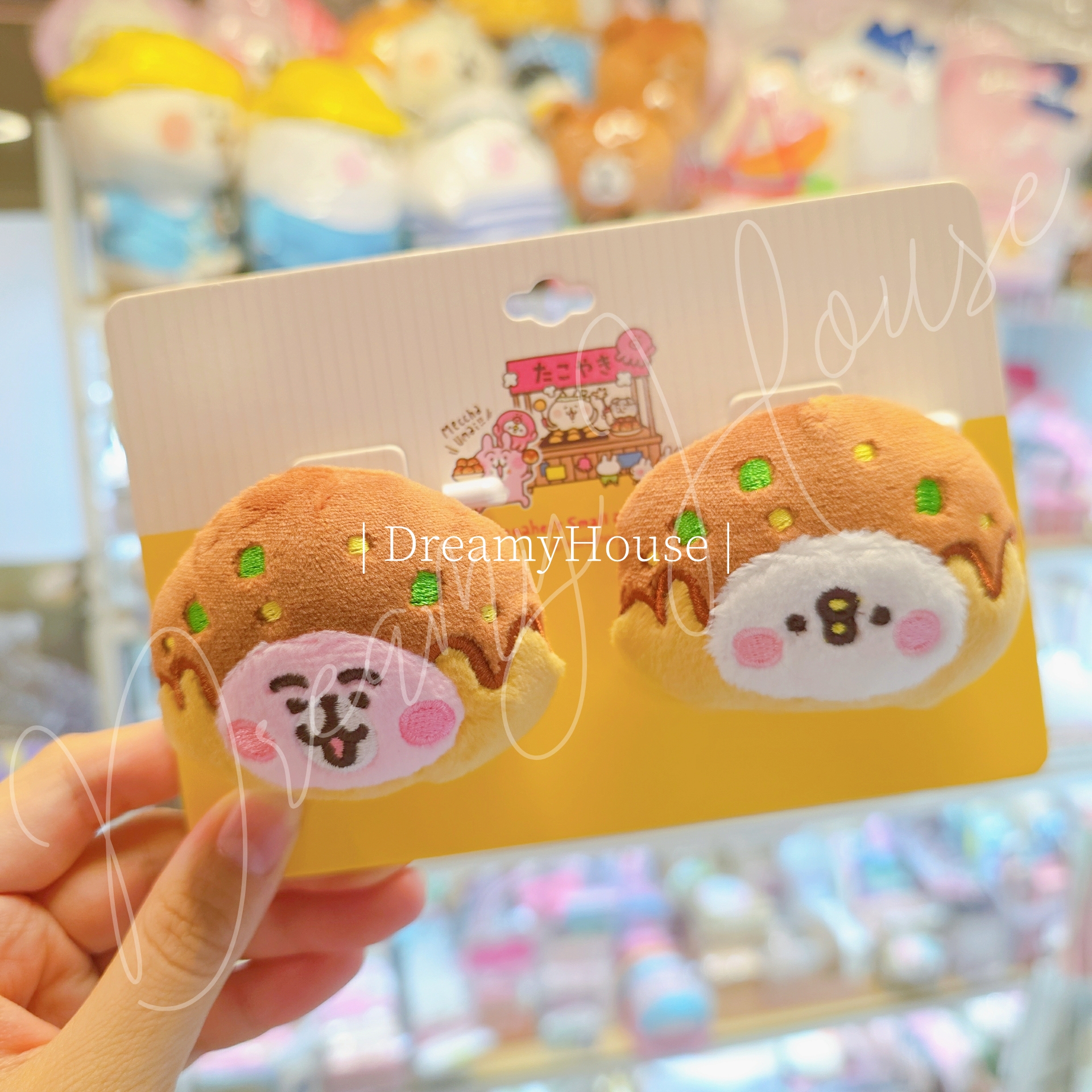 日本 kanahei KIDDYLAND 大阪梅田店 10週年記念 章魚燒系列 公仔扣針SET