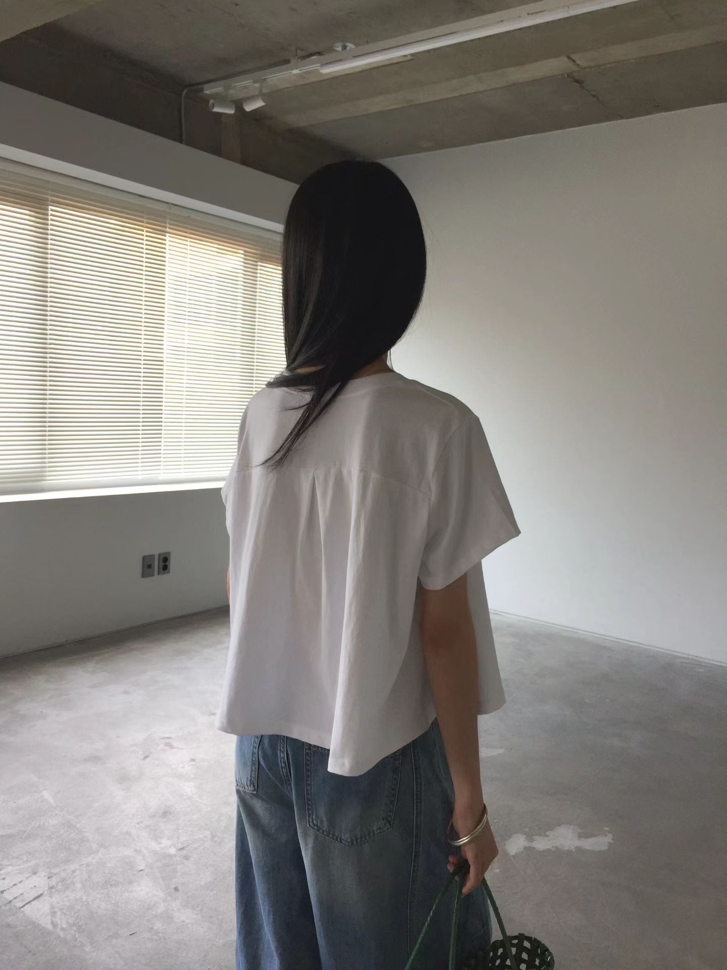 Basic crop tee #top134