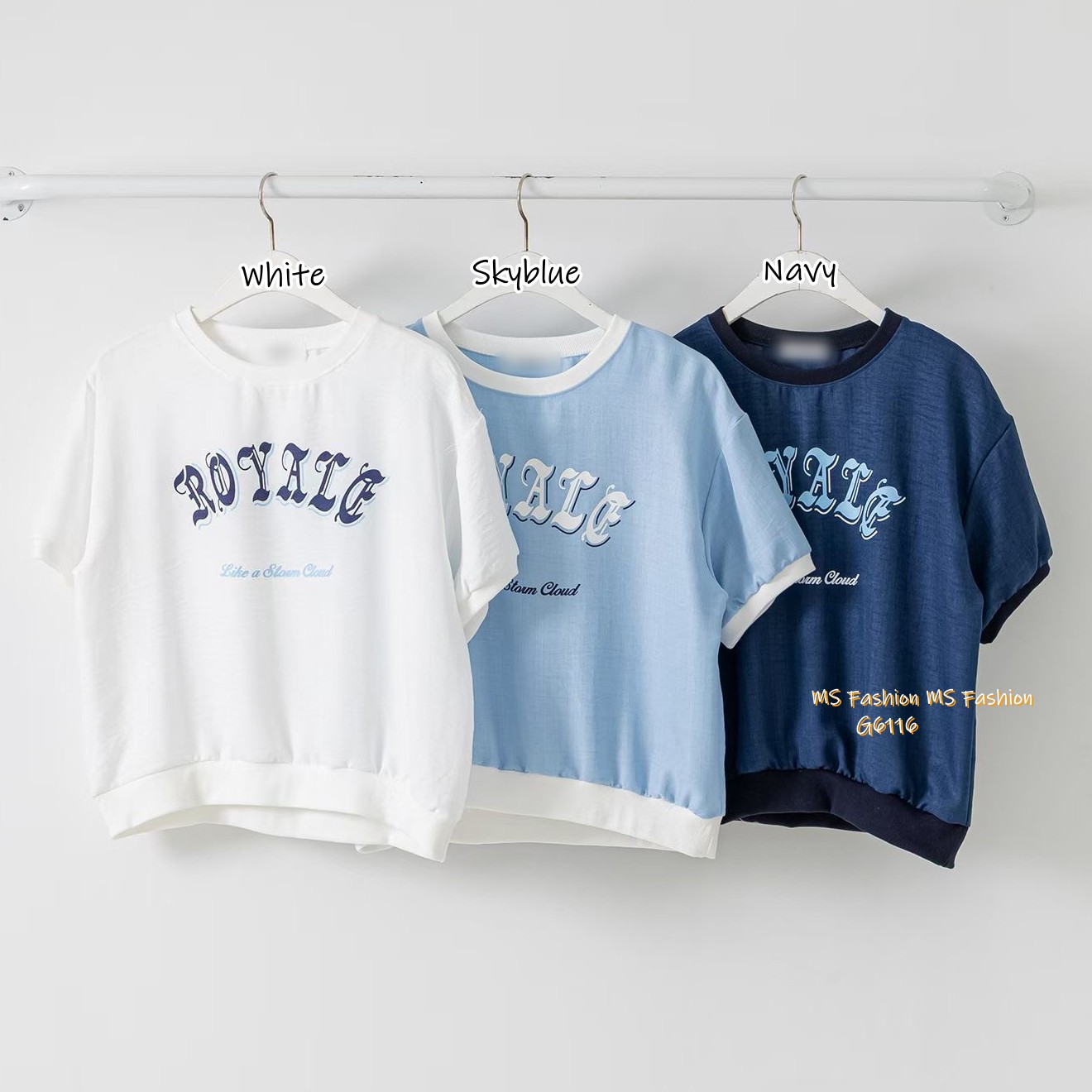 G6116 韓國🇰🇷拼邊字母top