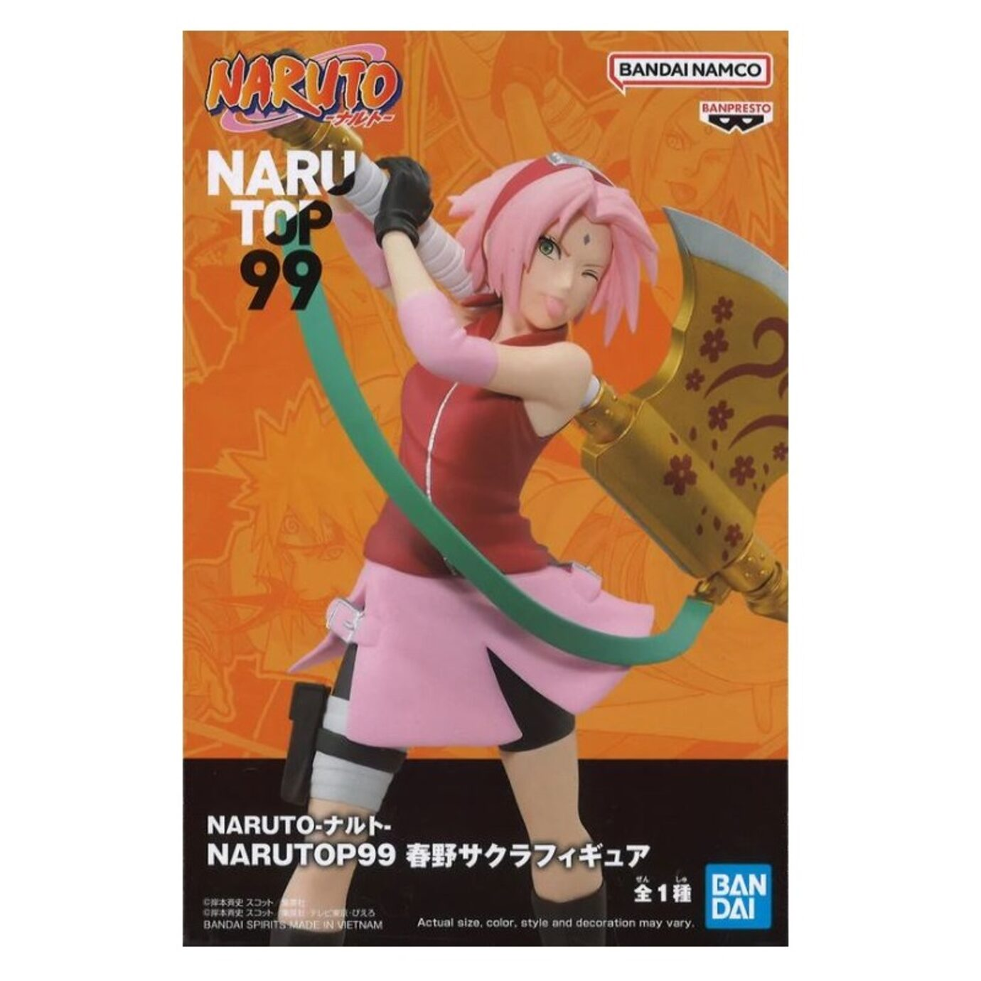 Banpresto, Narutop 99 Figure: Naruto, Haruno Sakura 火影忍者 春野櫻