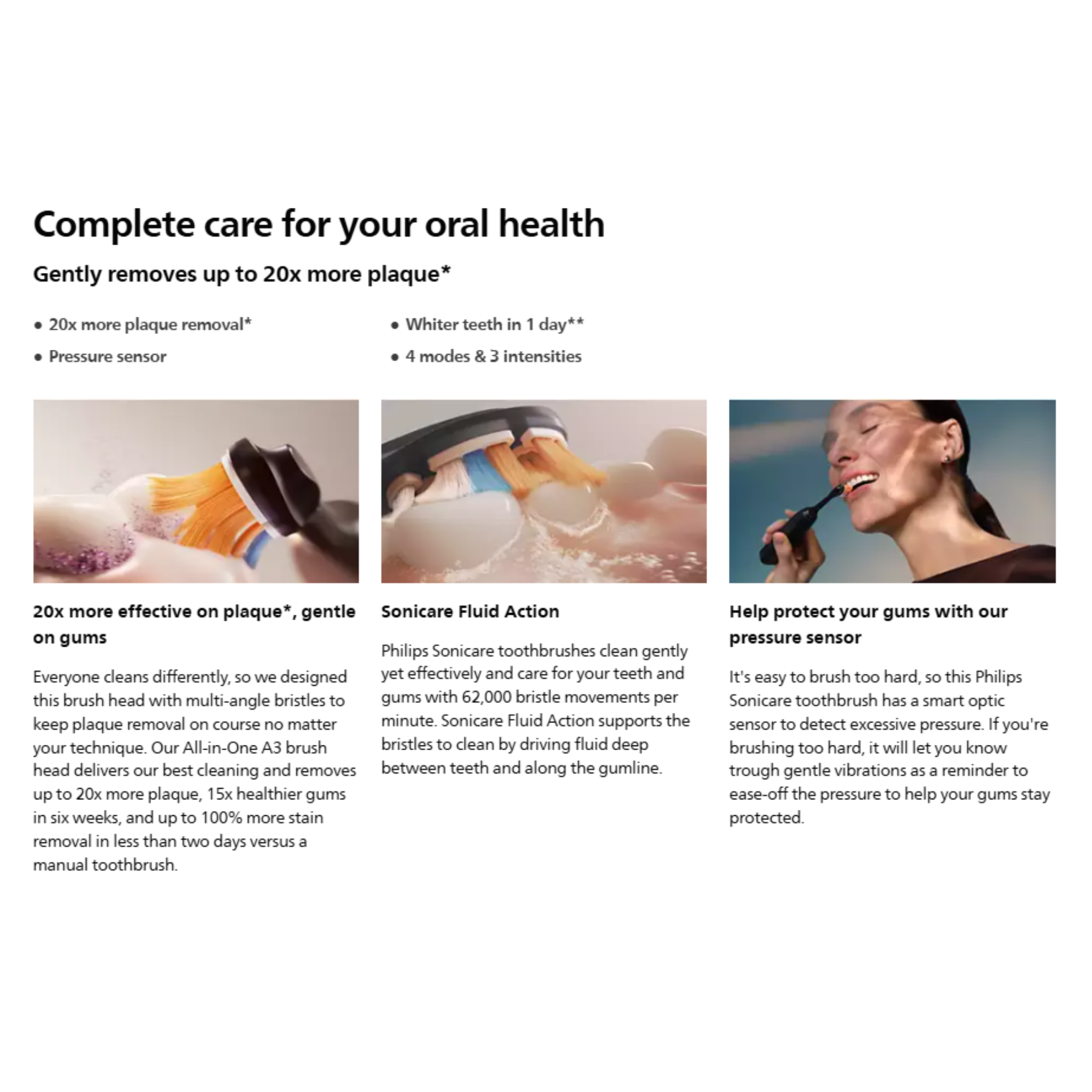 Philips Sonicare DiamondClean 9000 Series App-Connected Sonic Toothbrush (HX9914/75)