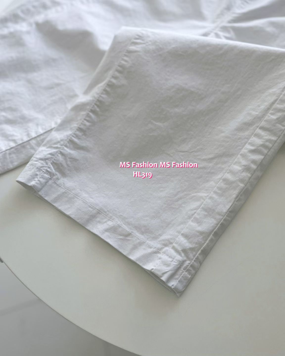 HL319 韓國👖Howluk微吊腳彈力棉闊筒褲