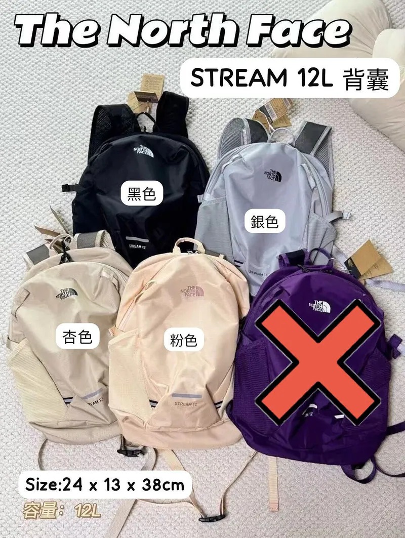 即將下架 - 清貨庫存🌈A125 - THE NORTH FACE STREAM版本 12L 背包