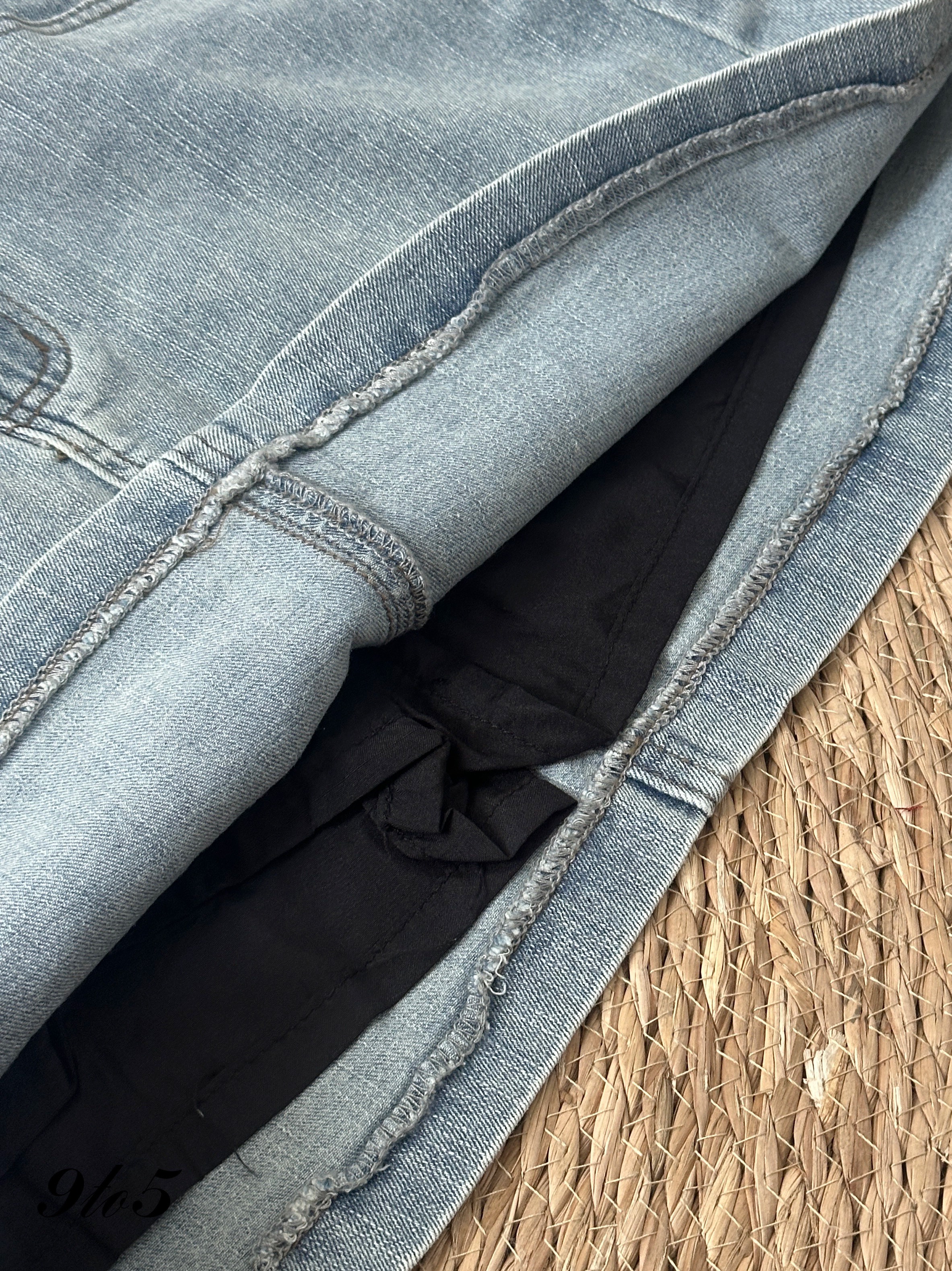 S1899 Denim Short Skirt - 3 Colors 