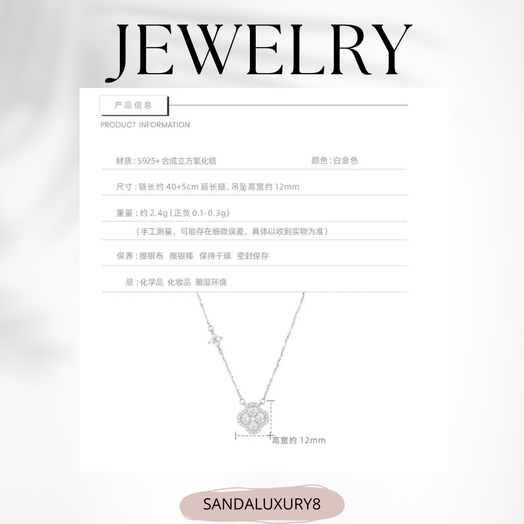 Elegant Clover Necklace