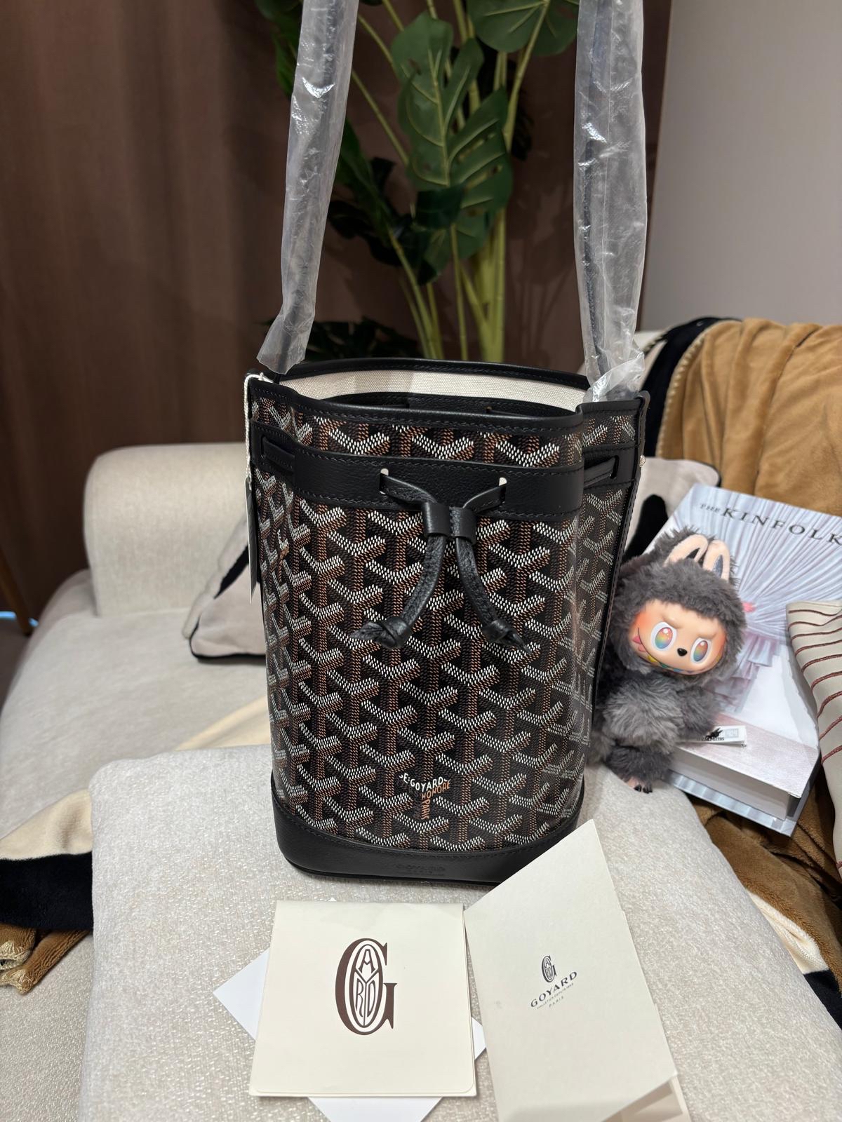 全新 Goyard petit flot bucket bag Black 100%Authentic ,100%new全新貨品 ✅收據✅tap✅dust bag 