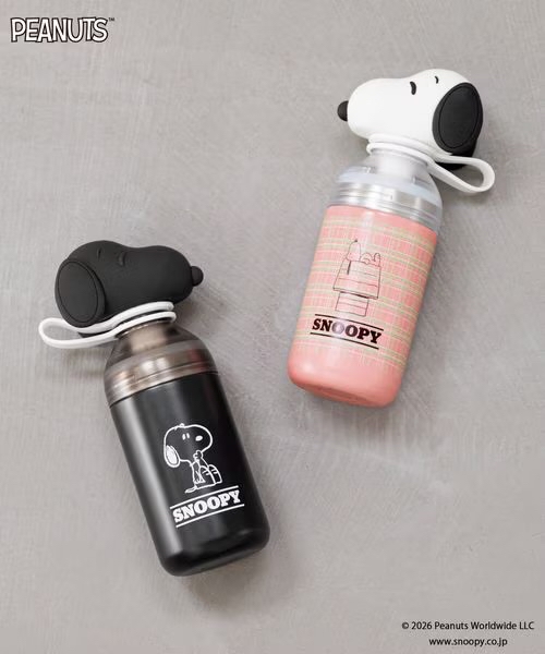 日本LOWRYS FARM聯名 日本🇯🇵限定LOWRYS FARM 聯乘版 SNOOPY立體頭 不鏽鋼保溫瓶 保溫壺