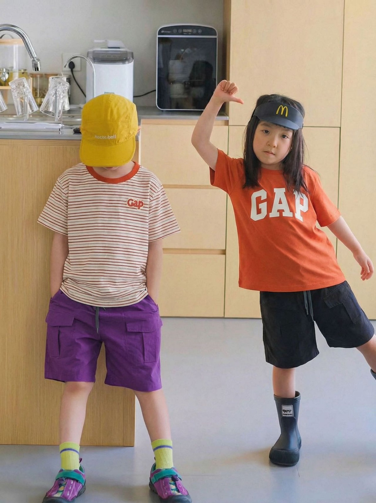 120-170 碼/$128套2件。GAP T恤2件組  #EASTHER 優惠 