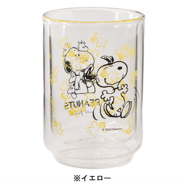 【預訂】Snoopy 玻璃杯 (yellow)