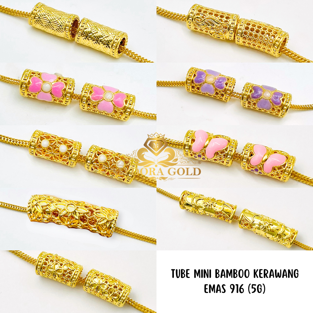 MYDORA Tube Mini Bamboo Kerawang (5G) l EMAS 916/22K