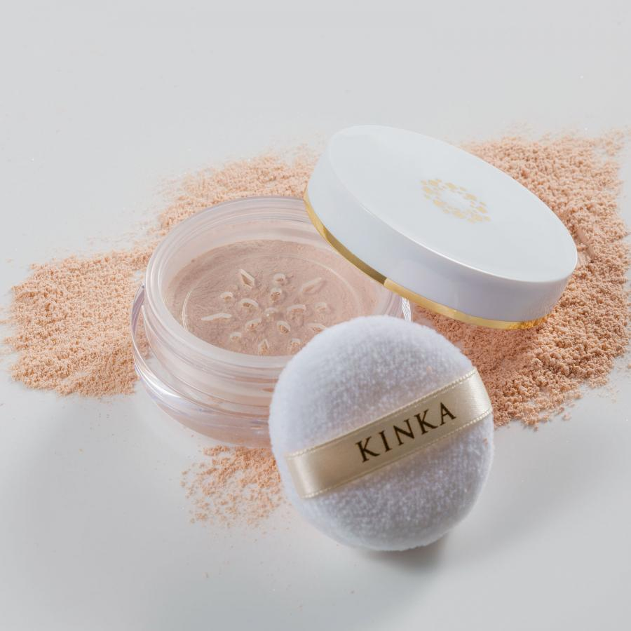 日本製 KINKA 高滲透力保濕金箔蜜粉｜粉嫩提亮・保濕升級  Kinka Gold Face Powder