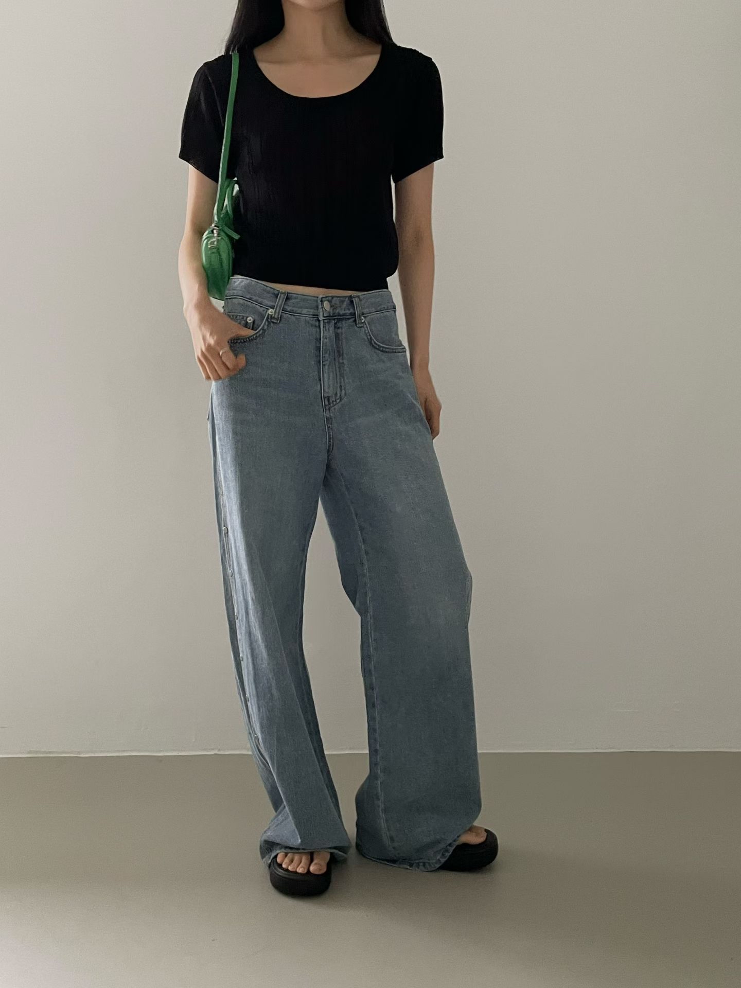 東大門女裝Find | button jeans