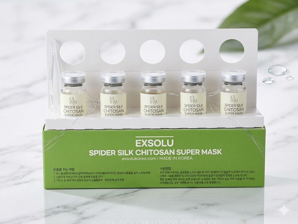 Exsolu 蜘蛛絲緊緻睡眠面膜   5ml/瓶   🇰🇷韓國製造 1盒5支.  ✅ 現貨 ✅ ‼️ 售完即止‼️