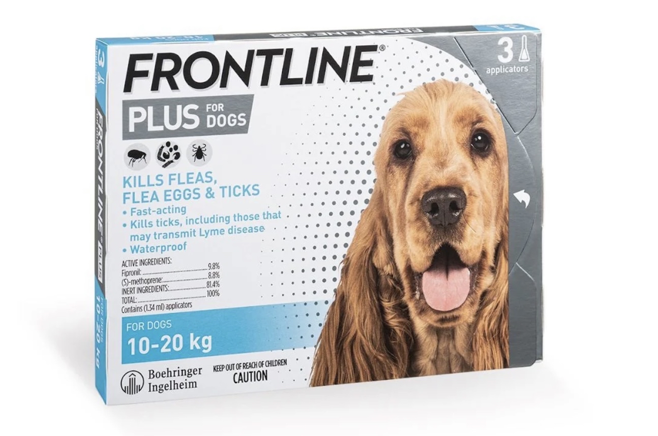 Frontline Plus – 殺蚤除牛蜱藥水 (貓犬用)  （0.67x 3支裝）