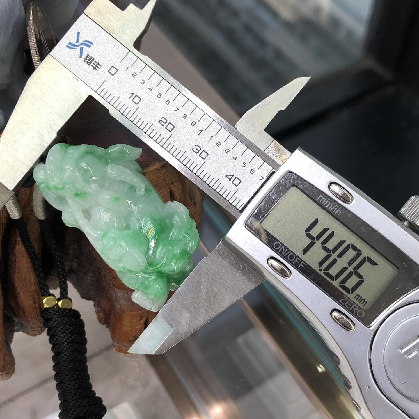 翠色花青貔貅 - 4