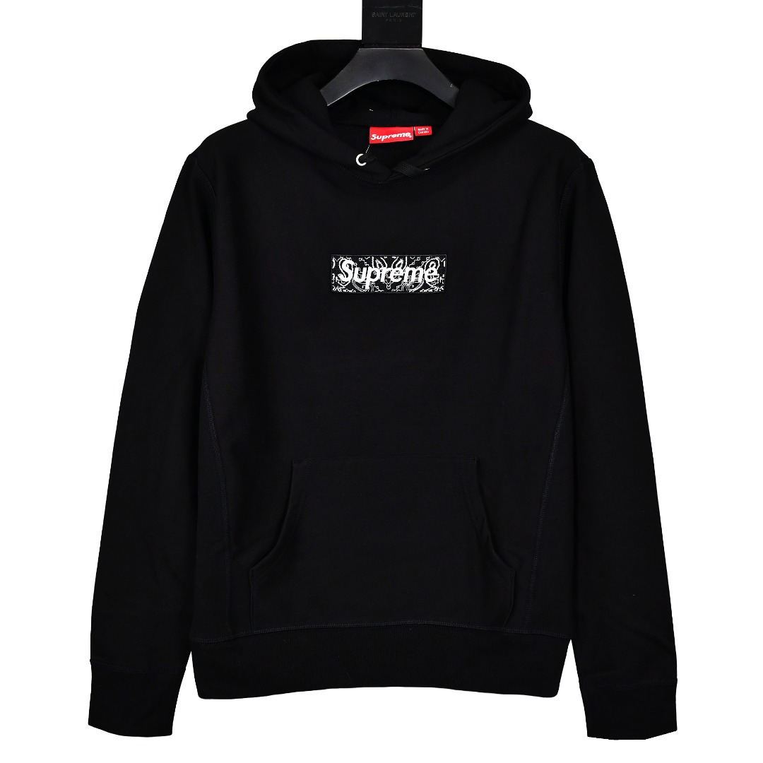 Supreme Bandana Box Logo Hooded Sweatshirt