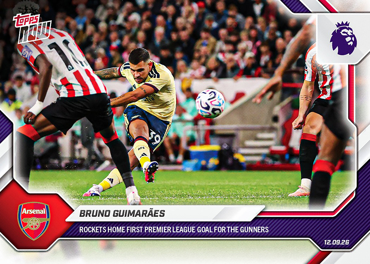 Bruno Guimarães - 2026-27 Premier League Topps NOW® #22【團購】