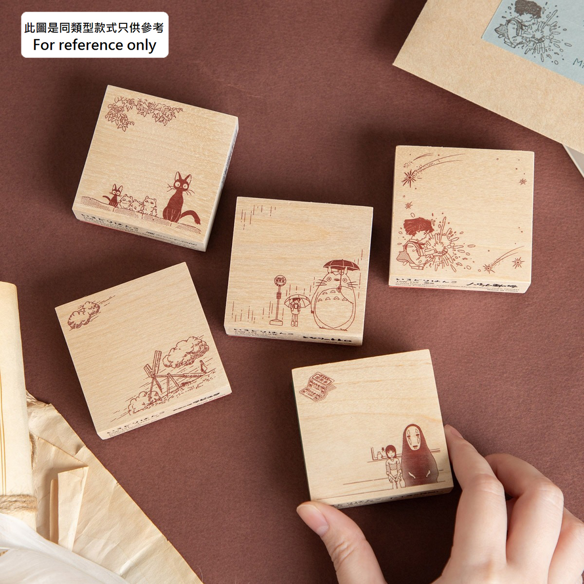 現貨｜魔女宅急便 Kiki's Delivery Service 宮崎駿 日版 Beverly 木製 印章 印仔 (TSW-193)