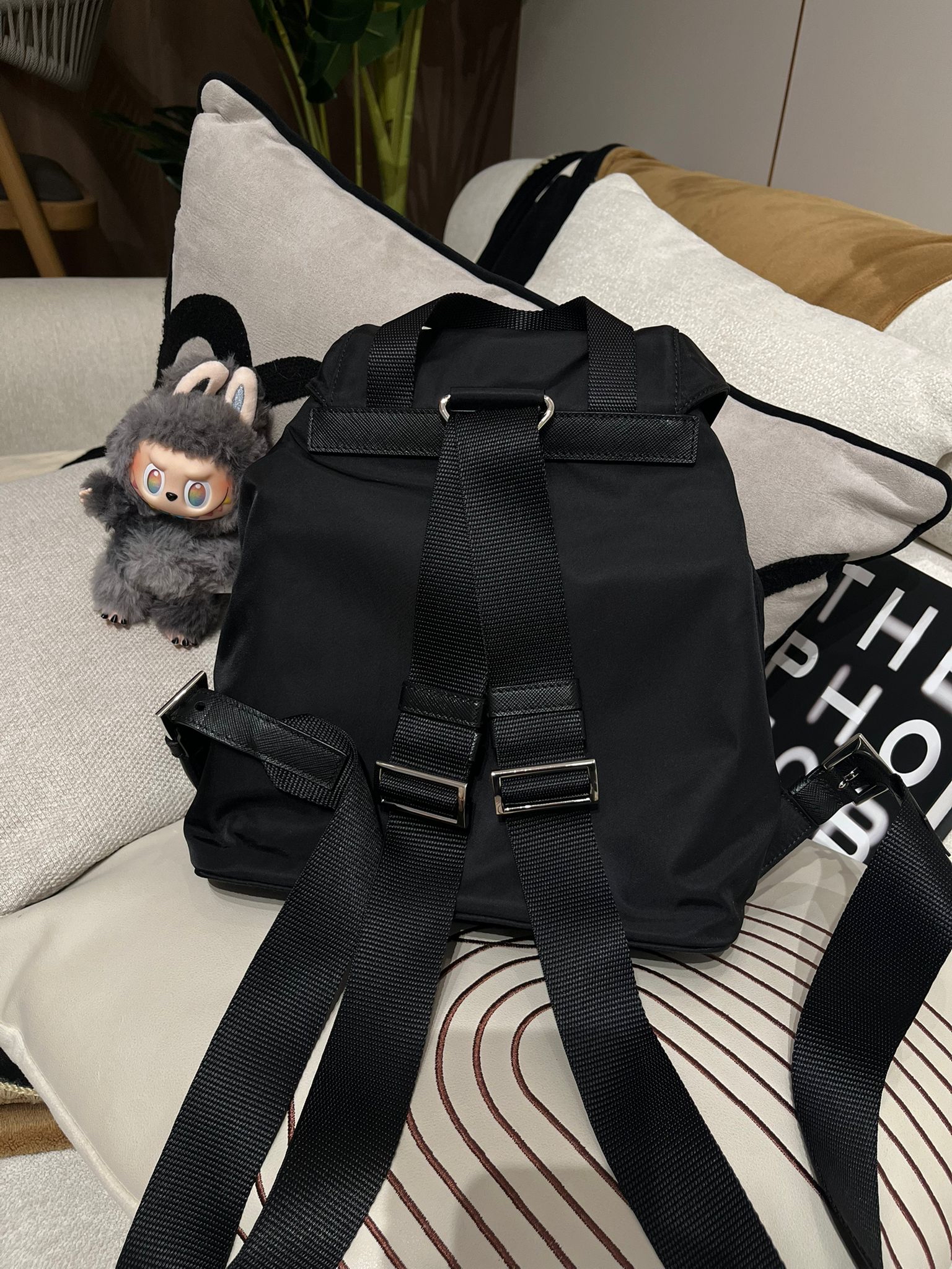 Prada Re-Nylon Backpack small 背囊100%Authentic, 98%New ✅Dust bag