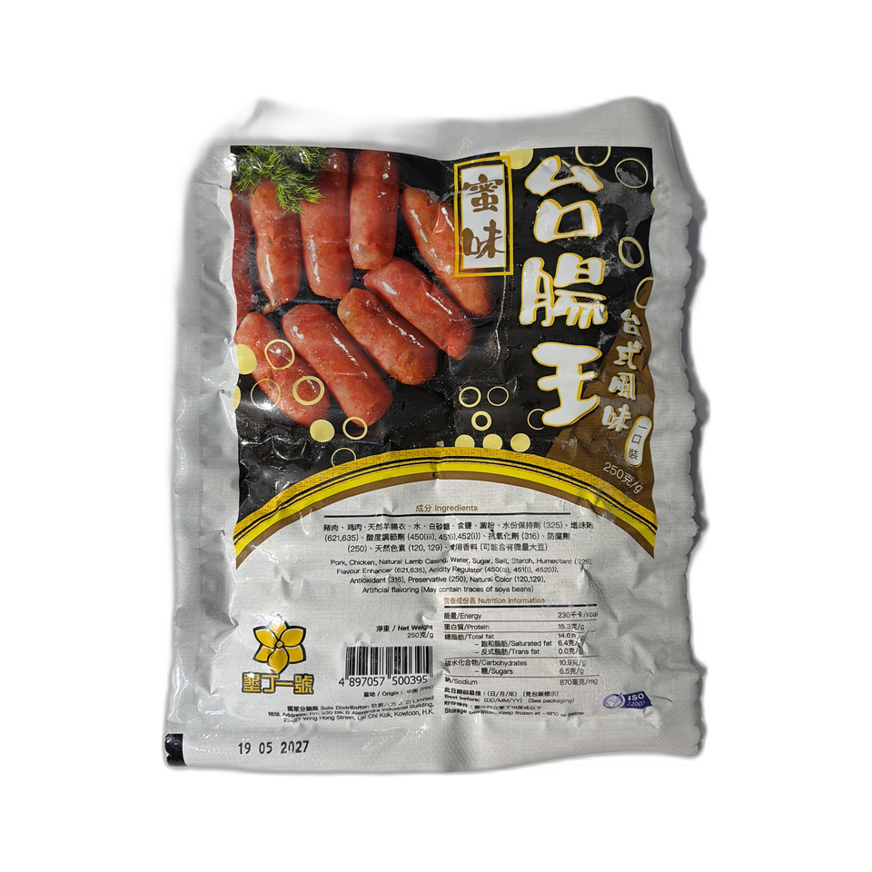 台灣蜜汁味一口腸 250g