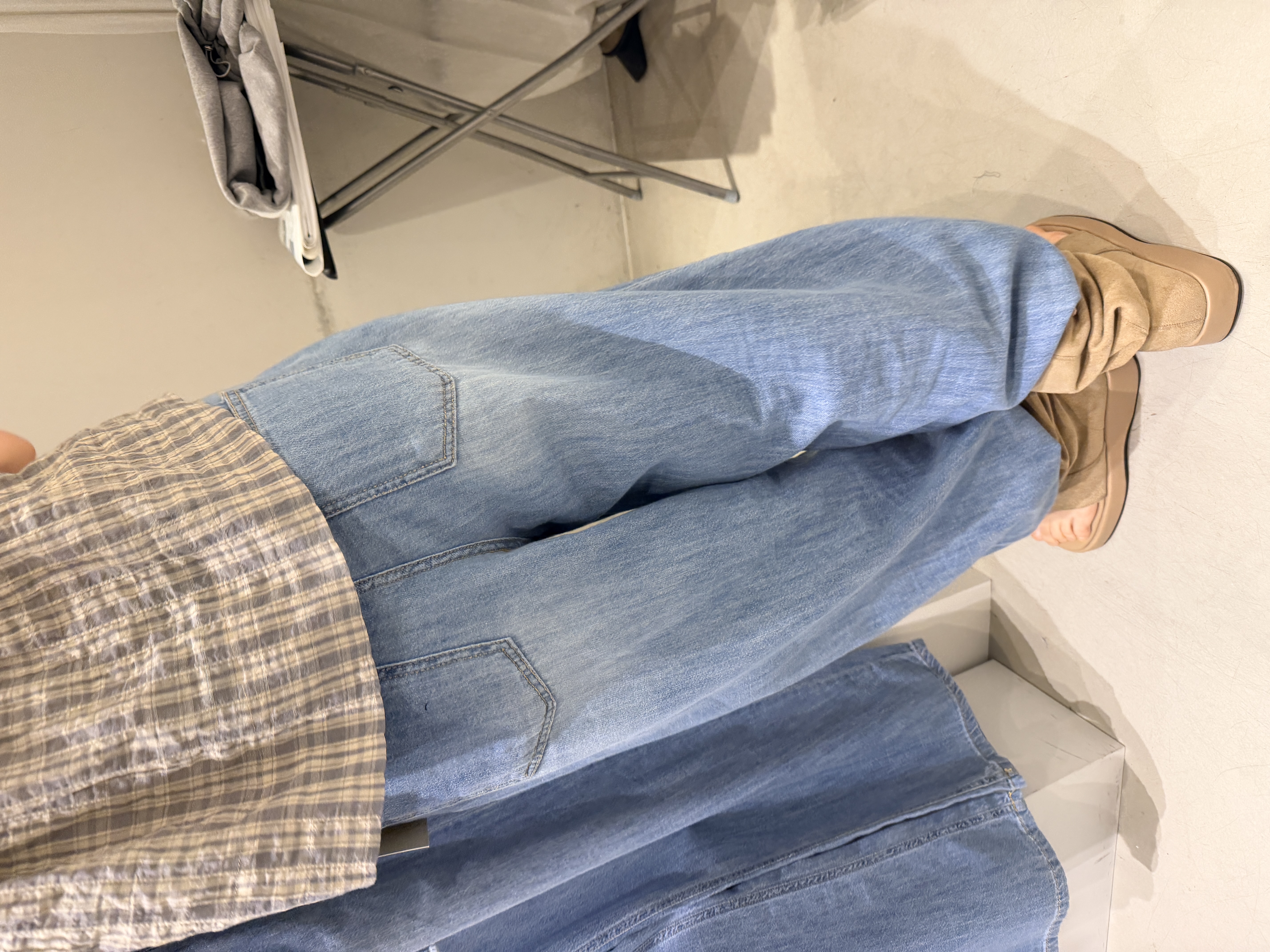 Soft cotton jeans