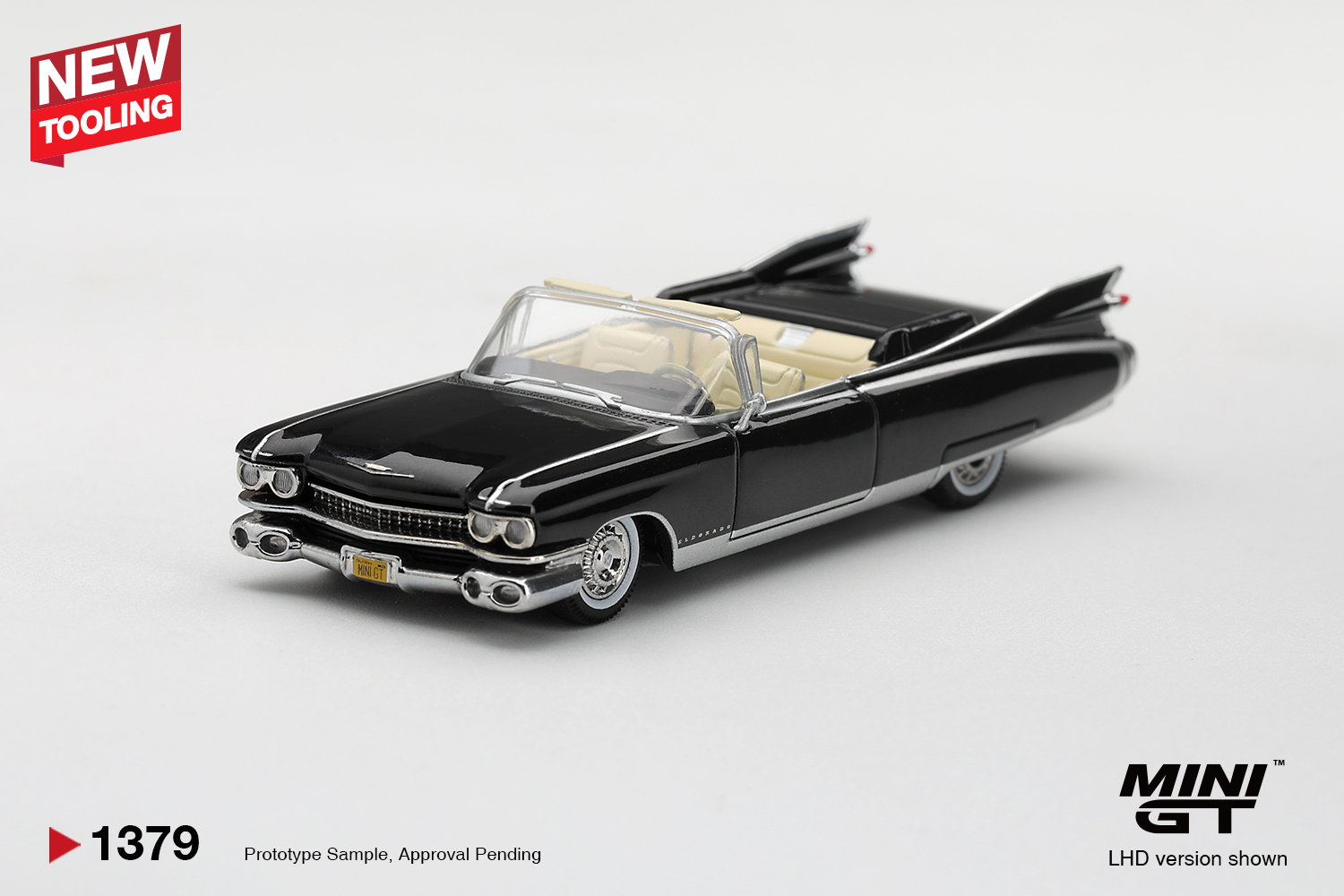 Pre Order - MINI GT ( MGT01379-L ) Cadillac Eldorado Biarritz 1959 Black / MINIGT 預訂優惠價 Pre-Order Price: HK$80