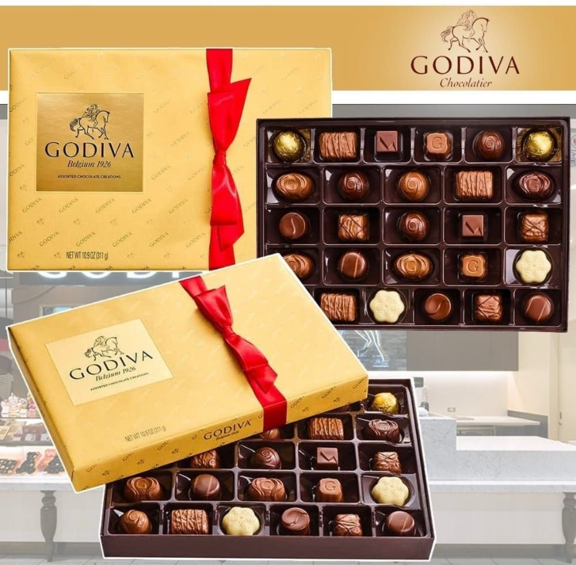 GODIVA 金色雜錦朱古力禮盒320G