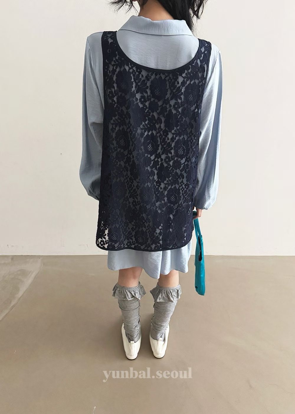 221503 Lace背心one piece