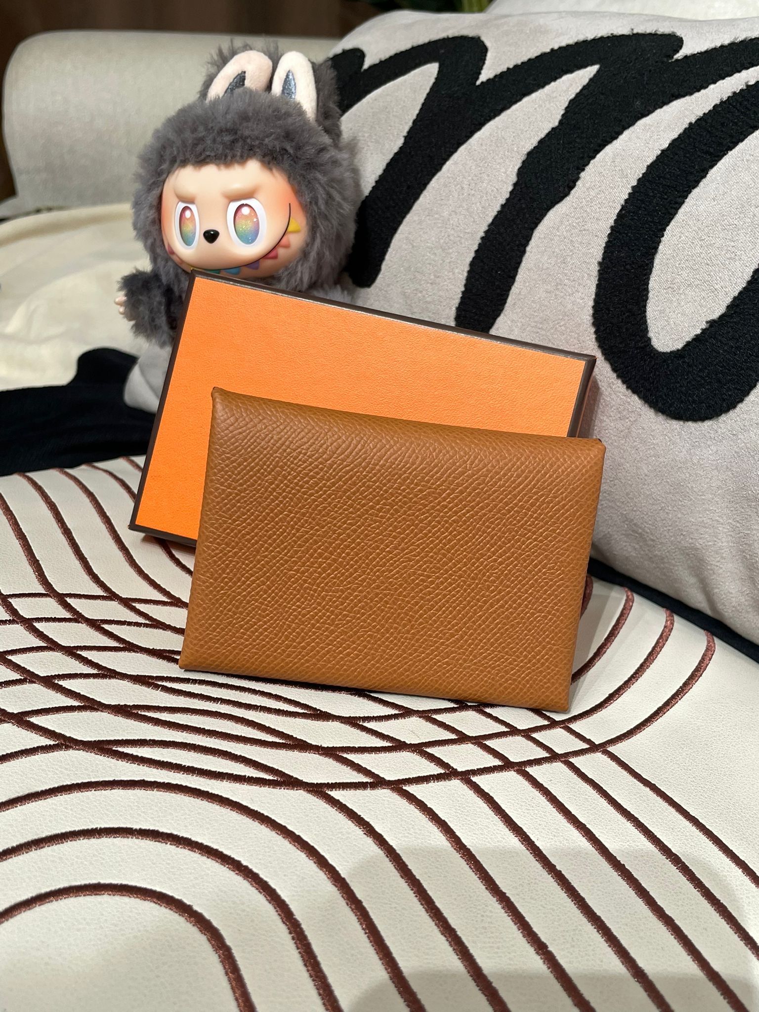全新Hermes Calvi Duo Compact card holder Gold ,STAMP W, 100%Authentic ,100%new全新貨品✅收據✅box 