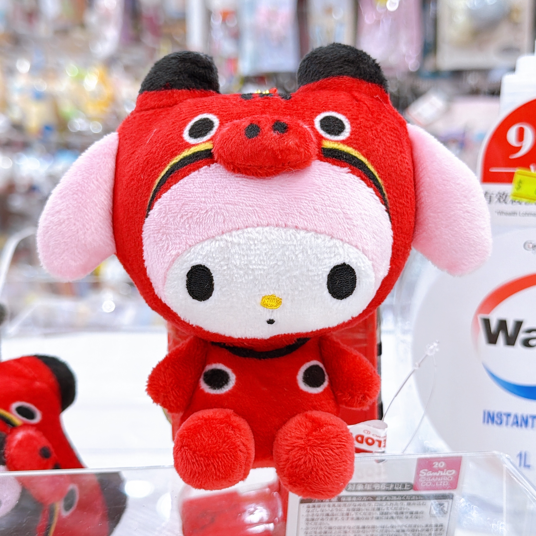 日本直送Sanrio 福島限定會津红牛公仔掛飾