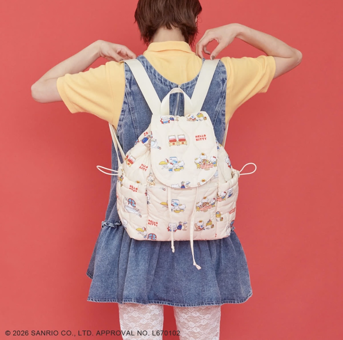 日本預訂📍日本Hello Kitty x Accommode可愛系列 - 背囊 不包郵 25/6日本開售
