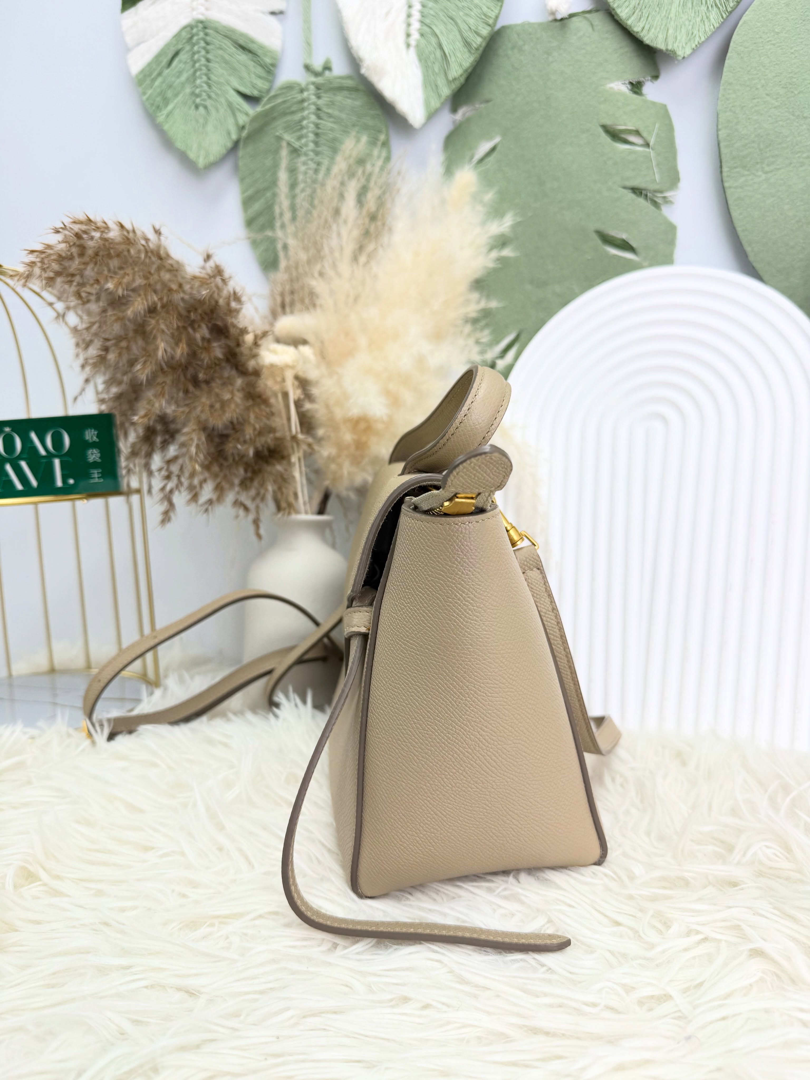 Celine👜 PRE OWNED 🛍️奶茶色belt bag 有塵袋🤎