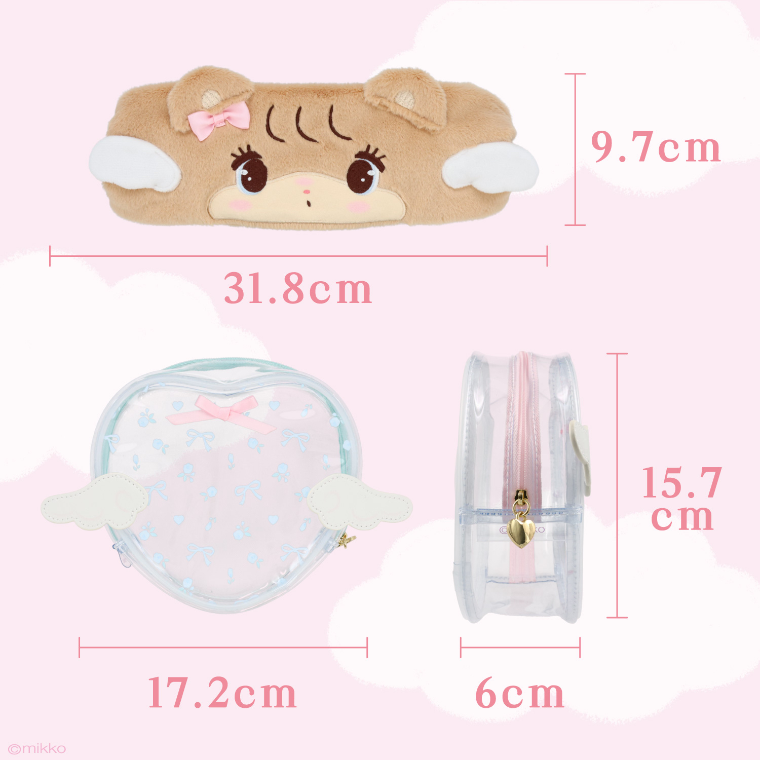 🎀【預訂】Lil ala mode❤︎mikko 天使系列髮巾連袋 - Latte