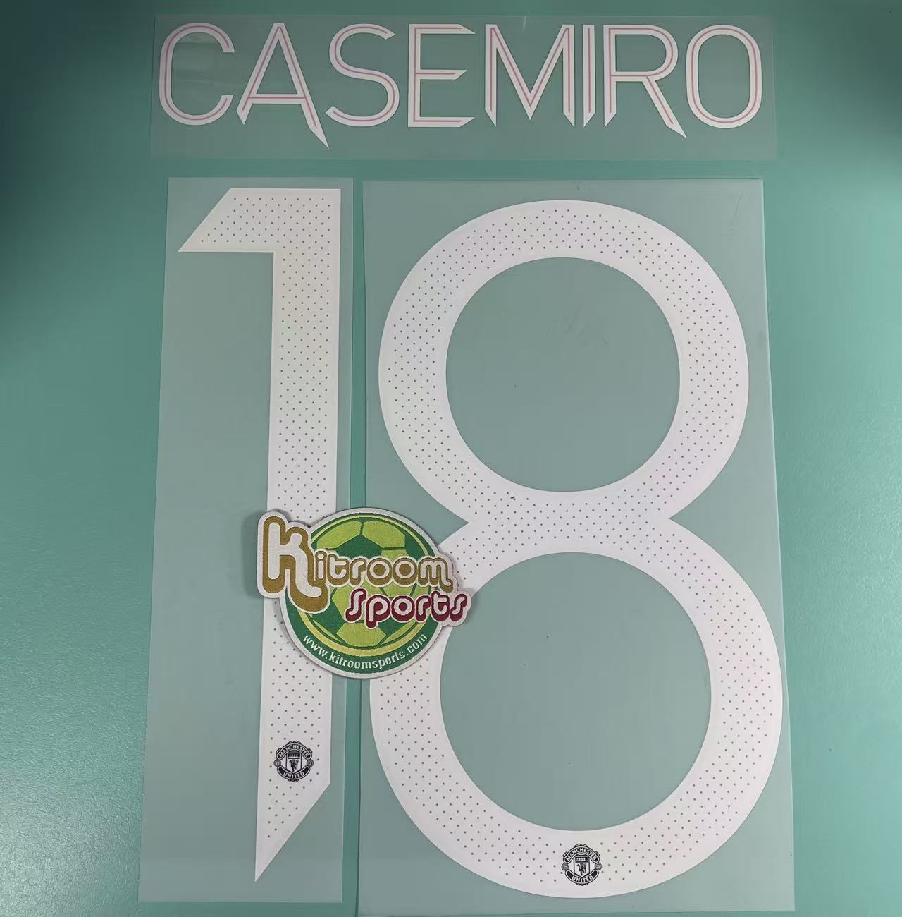 2022-23 Manchester United Home UCL Nameset #18 CASEMIRO