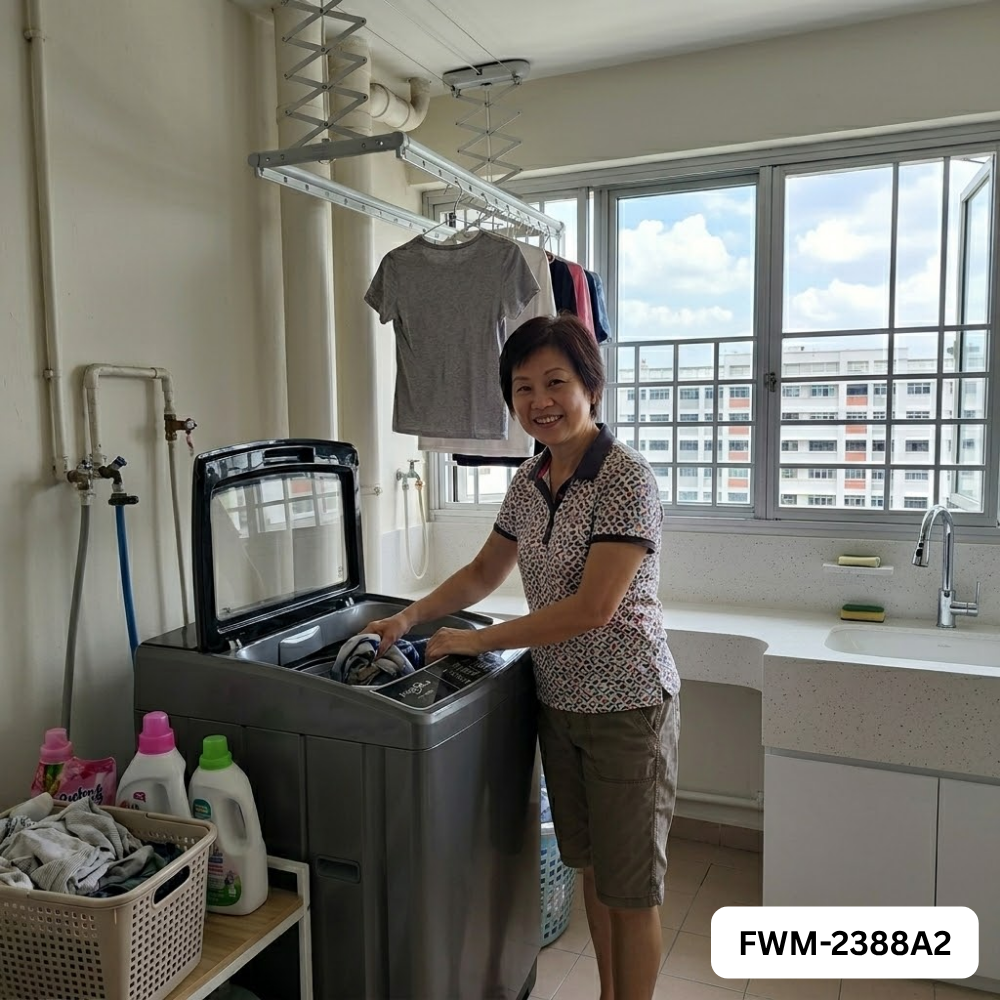 Farfalla 10kg Fully Automatic Top Load Washing Machine FWM-2388A2 ESS