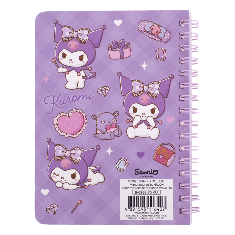 Kuromi Mini Wire-O Notebook 線圈簿