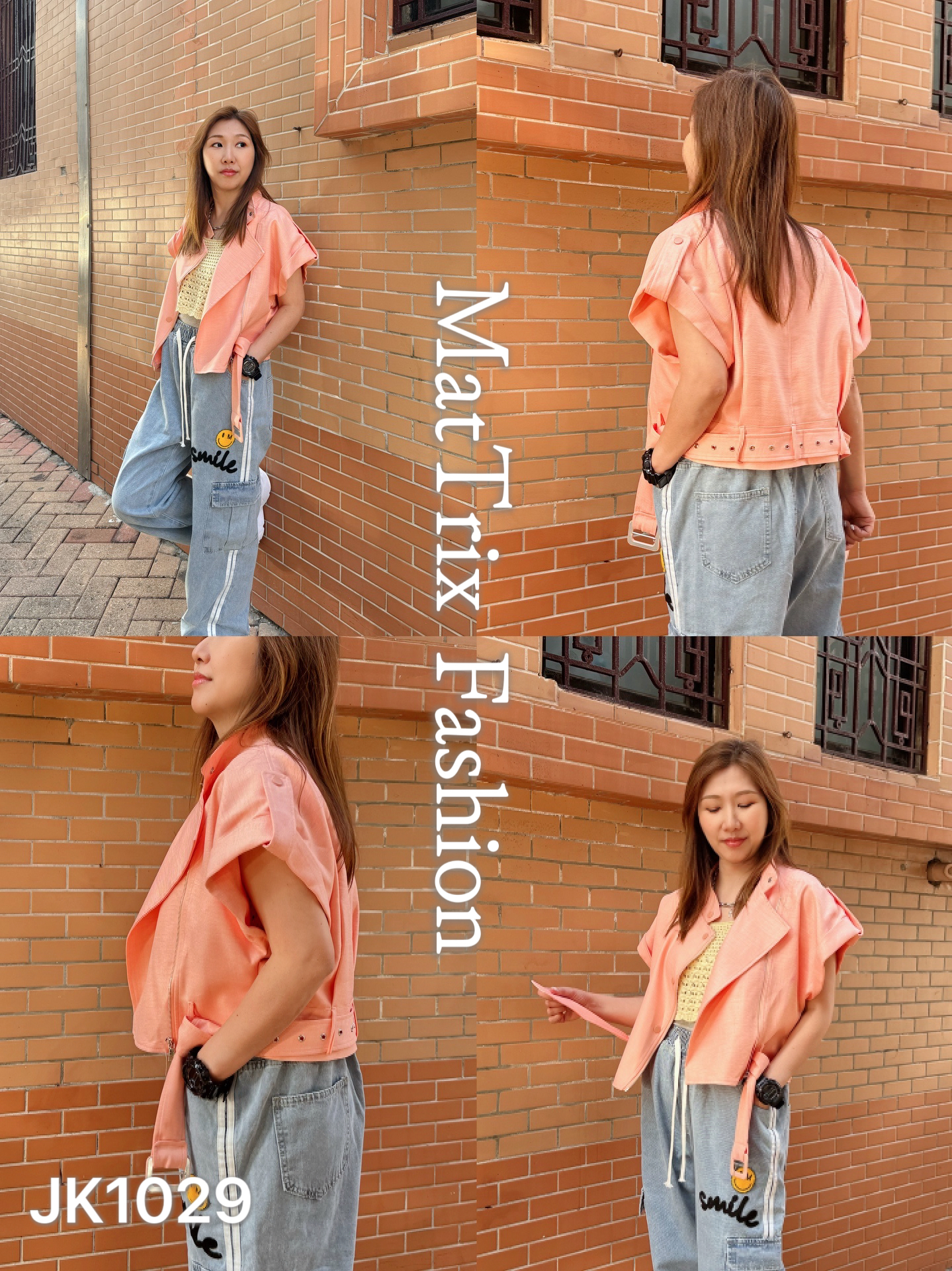 JK1029 Biker款短機車外套 原價$299