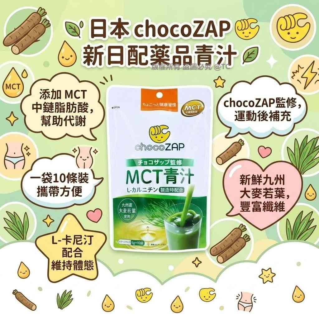 chocoZAP 新日配薬品青汁 (一包10入) - 04260328