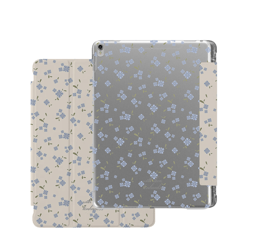 【FlowerBox VOL.43】透明磨砂書本式 iPad Case