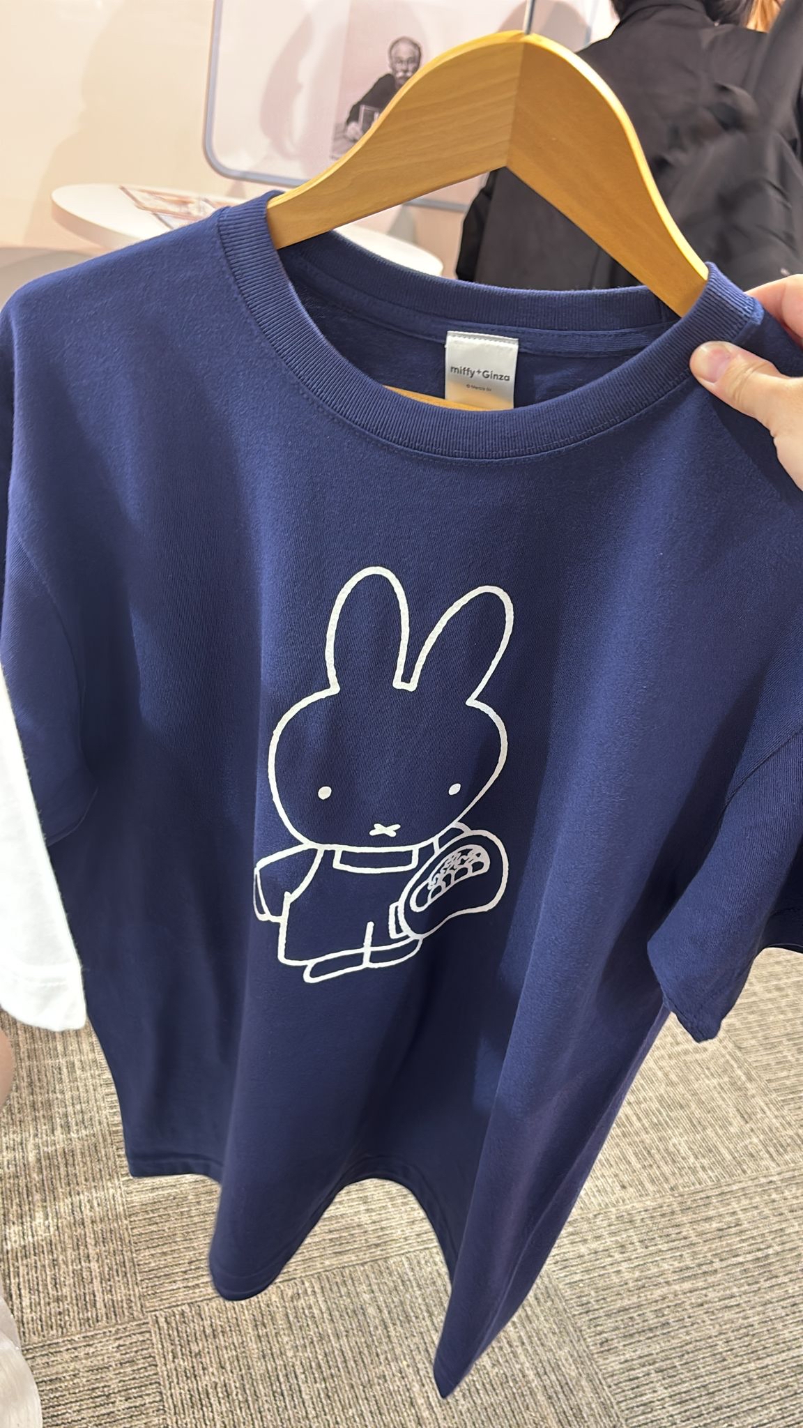 MIFFY GINZA 展 tee 藍色/白色 