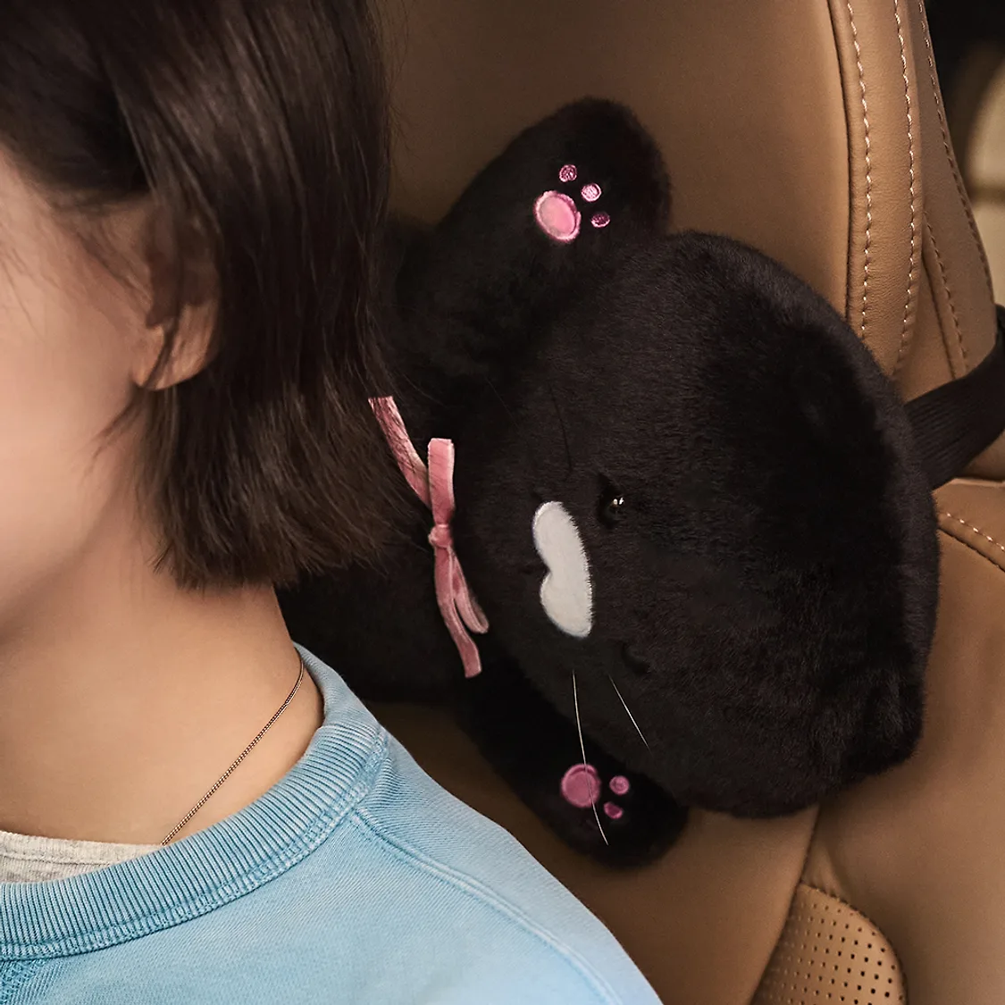 Kakao Friends Blackchoon 車用頸枕Cushion