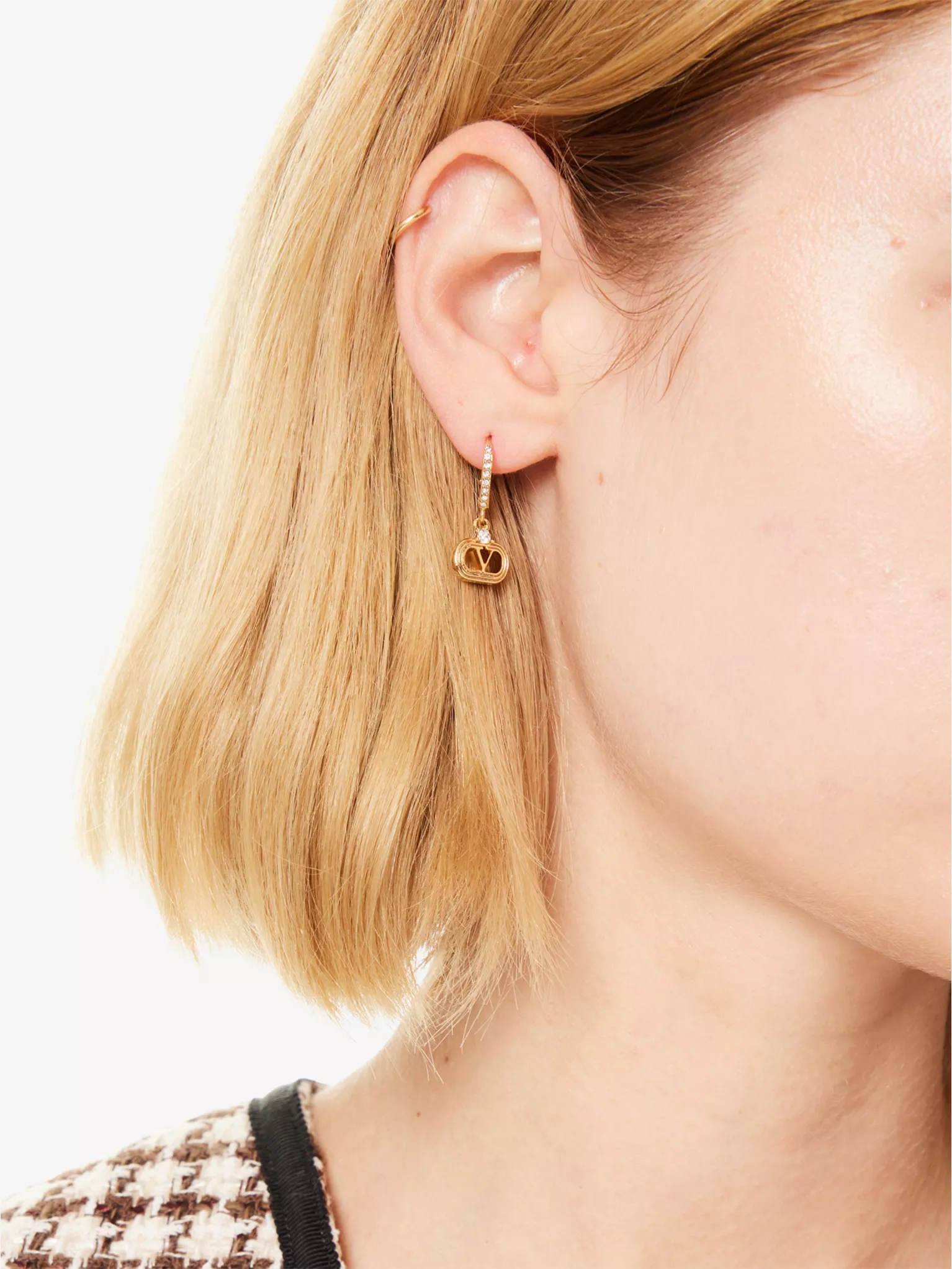 限時優惠✨訂貨📮Valentino 吊款閃石耳環