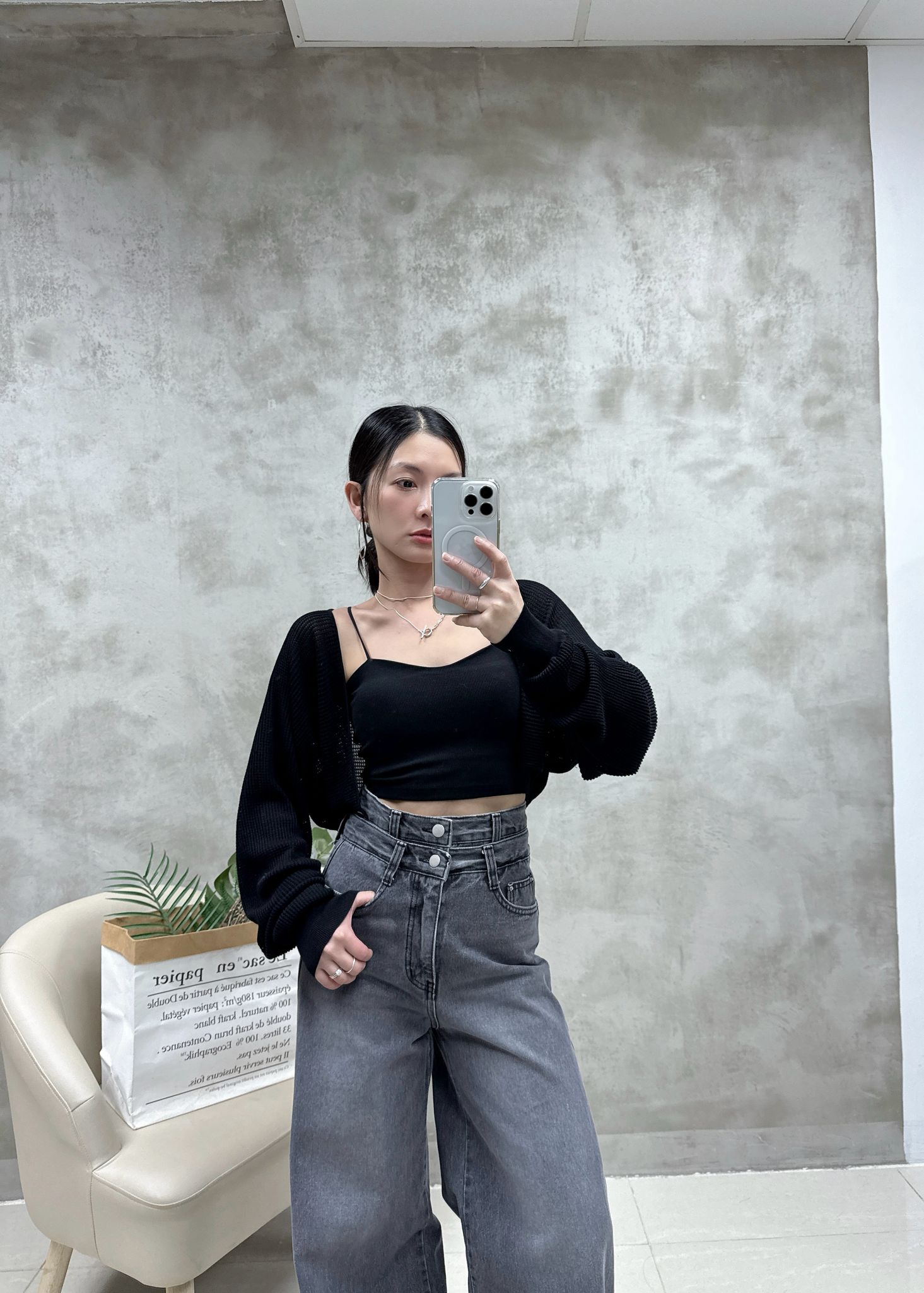 型領幼帶暗紋Bra top