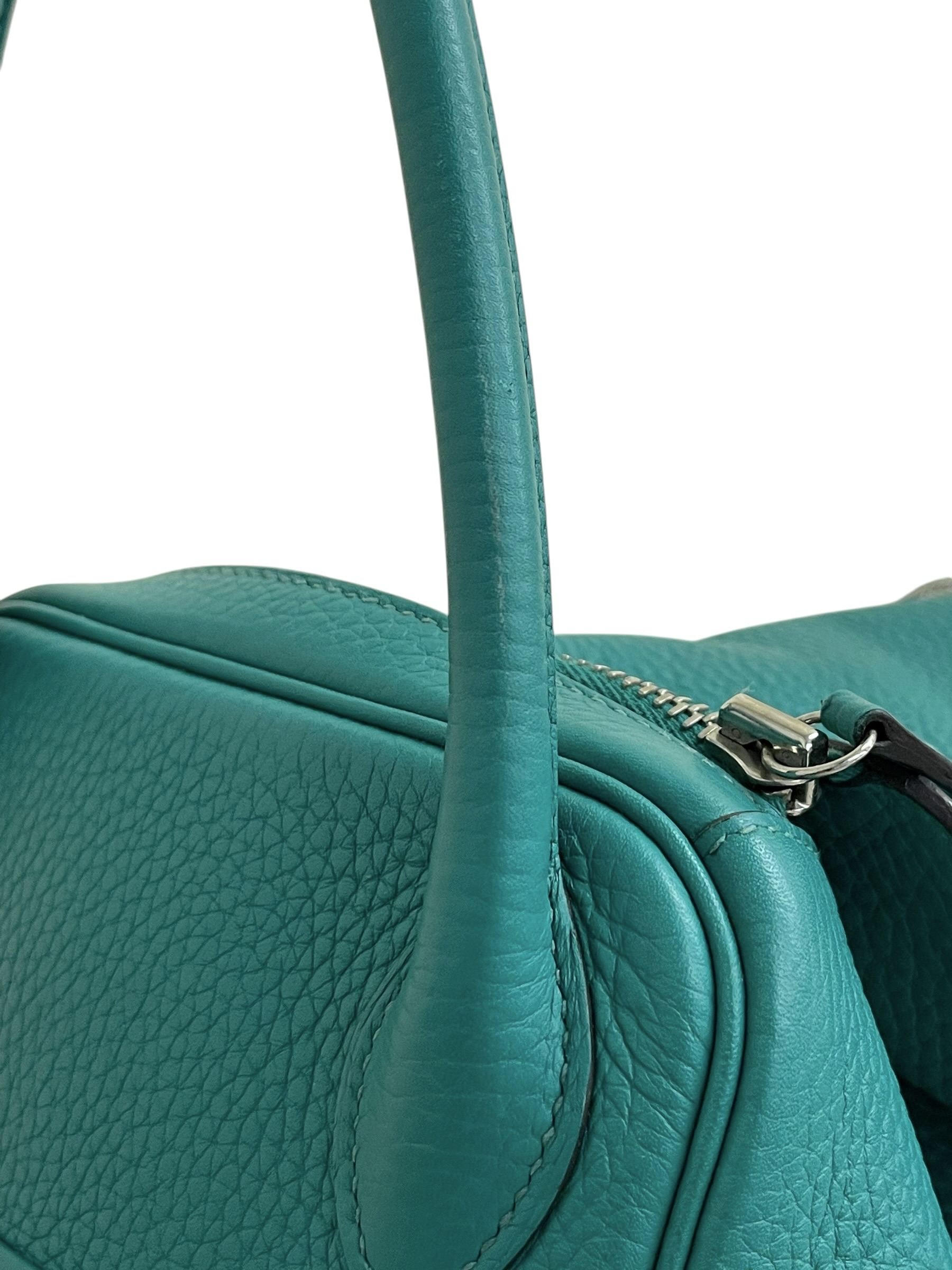 Pre-owned Hermes Lindy 30/ Stamp X / Color : 7F/ Product Code: 062606