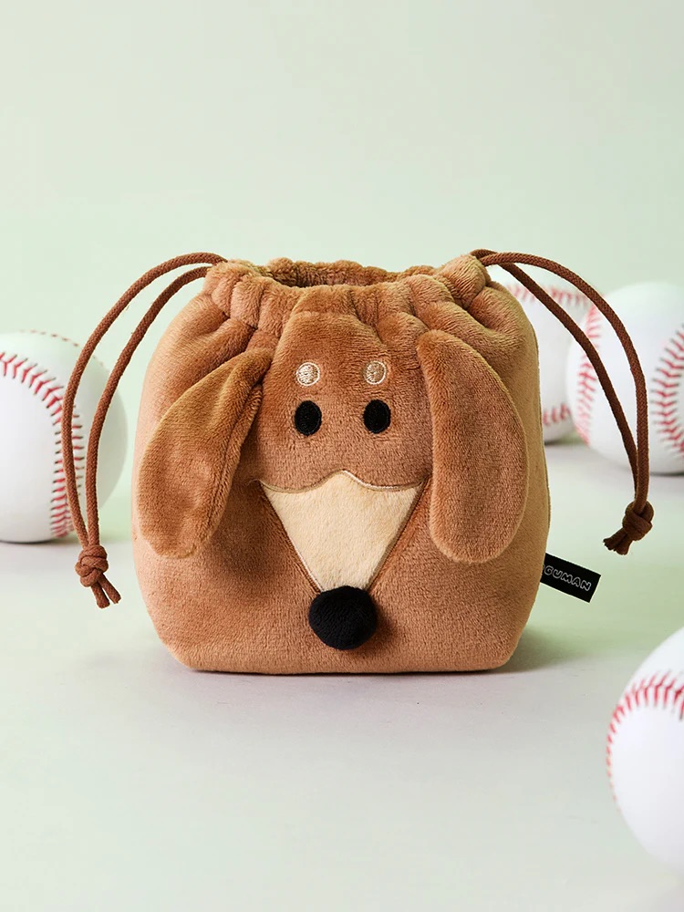 📦訂購 韓國代購 Line Friends JOGUMAN WOODY BASEBALL STRING POUCH 索繩小物袋