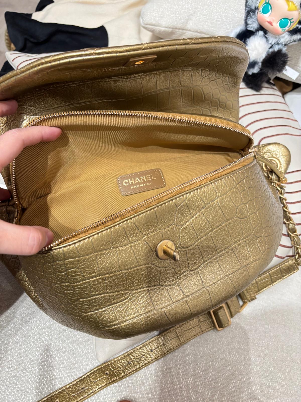 未使用品 Chanel belt bag 鱷魚紋牛皮 100%Authentic , Unused未使用品 ✅28貼✅dust bag 