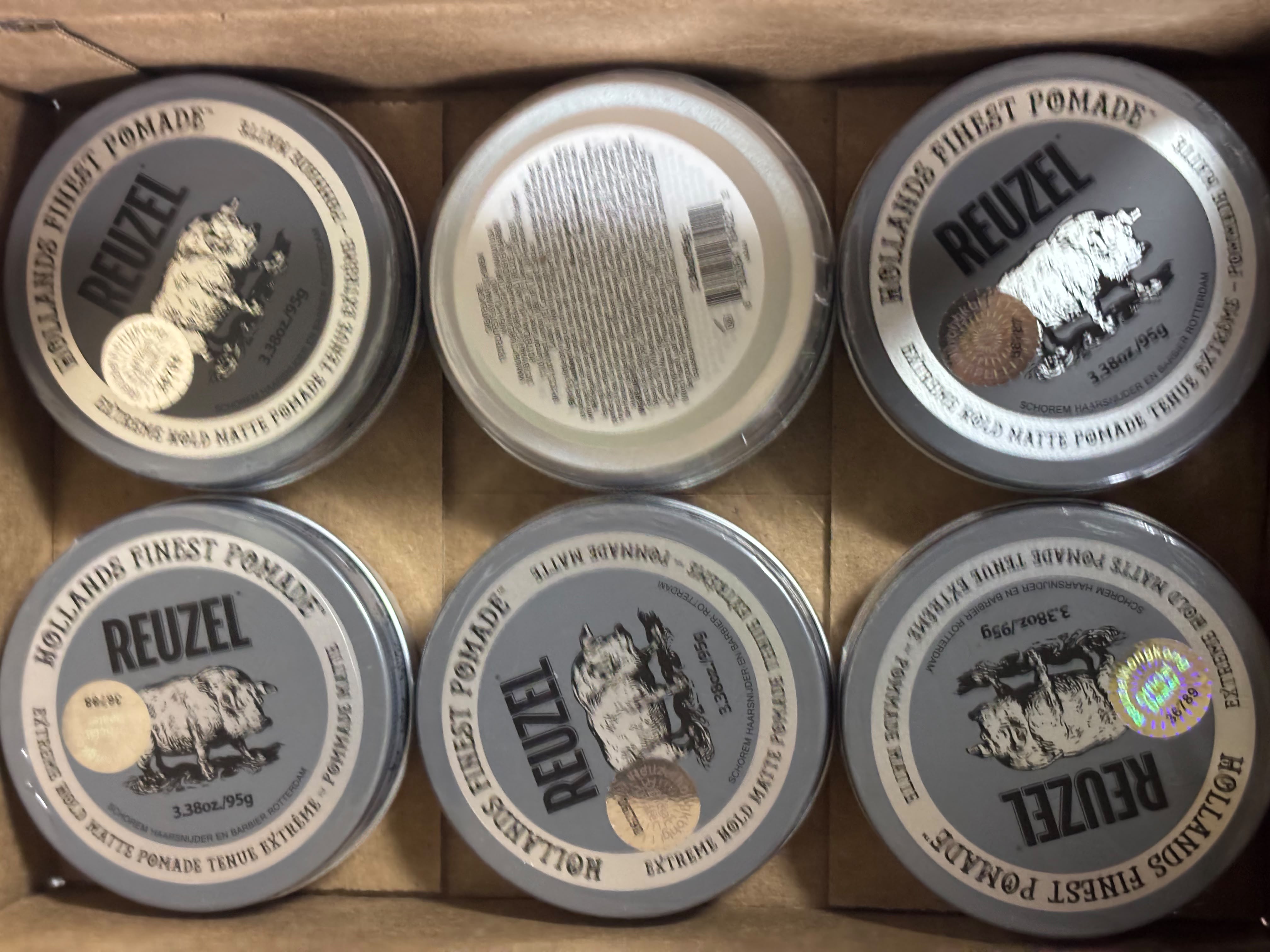 Reuzel Extreme Hold Matte Pomade（灰豬）35g
