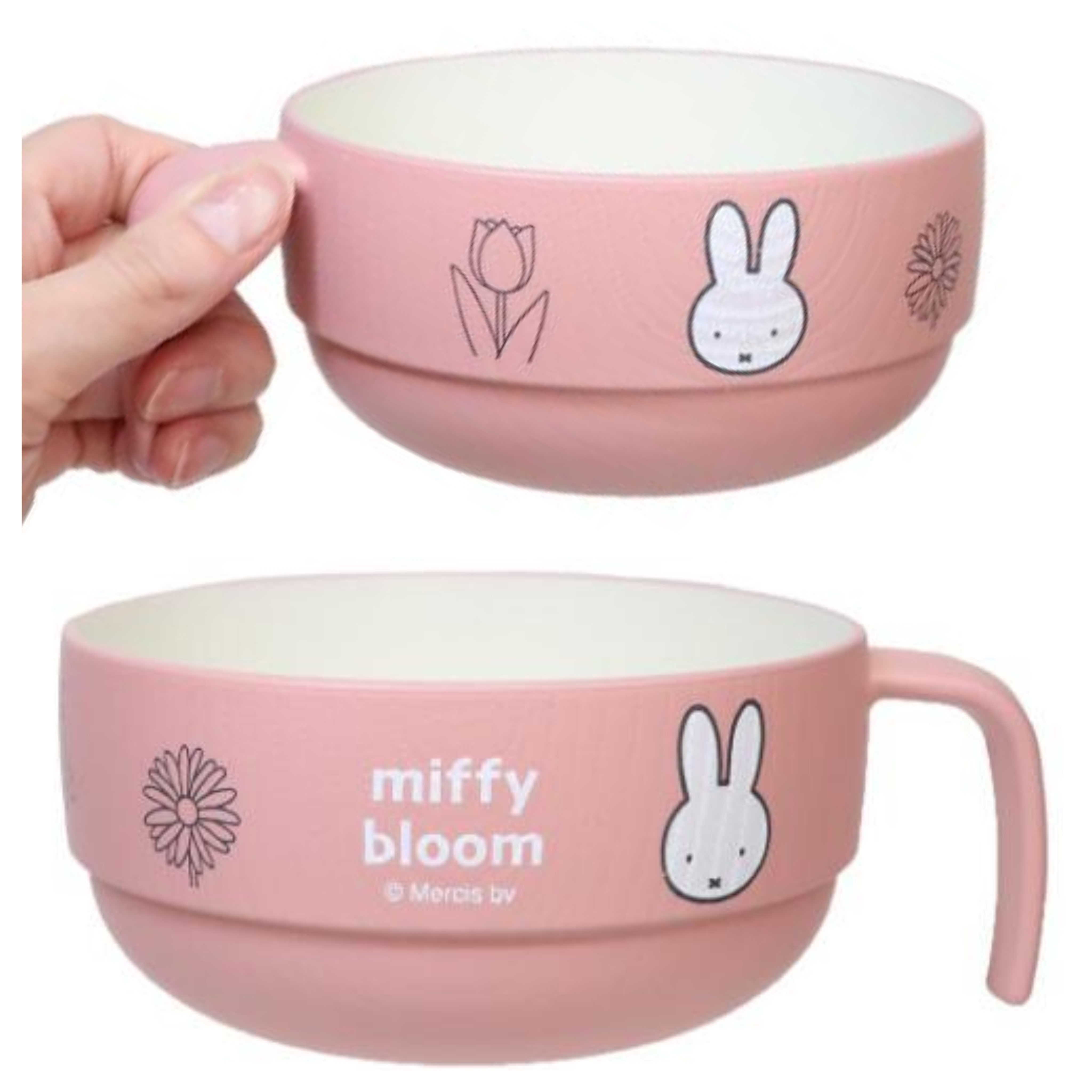 日本直送~新款Miffy樹脂碗